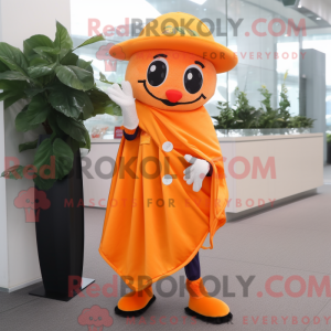 Orange Grape maskot kostym...