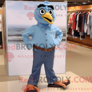 Sky Blue Pheasant mascot...