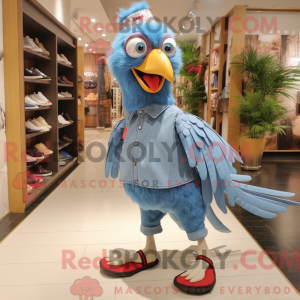 Sky Blue Pheasant mascot...