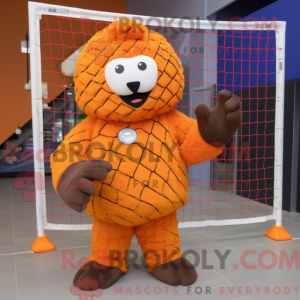 Orange Volleyball Nett...