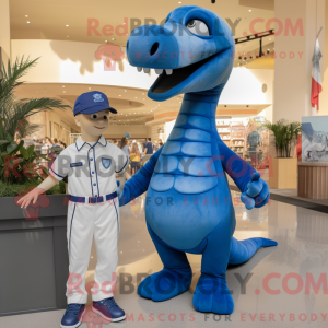 Navy Brachiosaurus mascot...