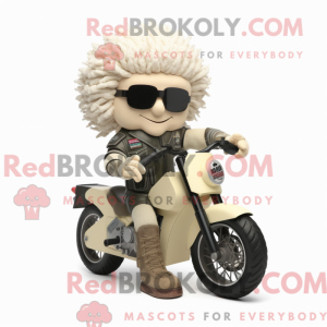 Maskotkostymefigur Cream...