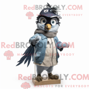 Gray Blue Jay maskot...