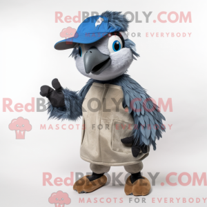 Gray Blue Jay mascot...