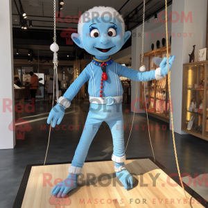 Sky Blue Tightrope Walker...