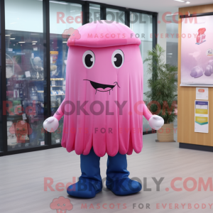 Pink Jellyfish mascot...