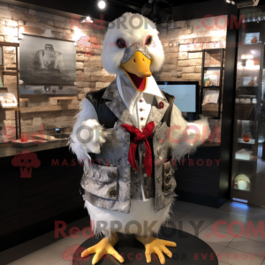 Sølv Máscara de Pato...