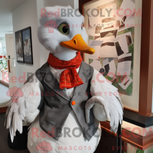 Sølv Máscara de Pato...