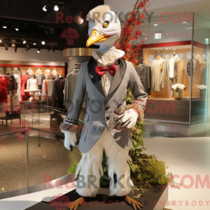 Silver Muscovy Duck mascot...
