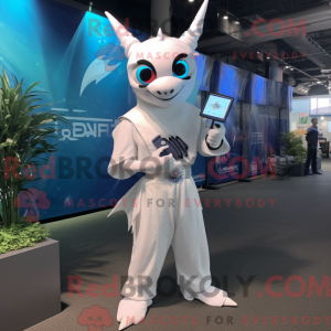 White Swordfish mascot...