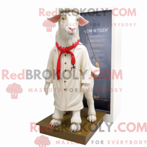 White Boer Goat mascot...