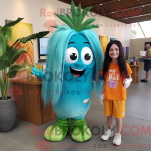 Cyan Mango Maskottchen...