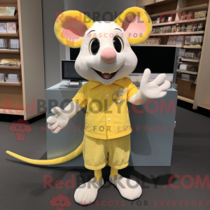 Lemon Yellow Mouse mascot...