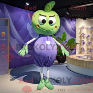 Lavendel æble maskot...
