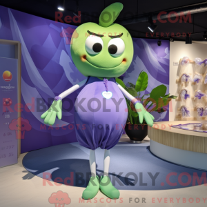 Lavender Apple mascot...