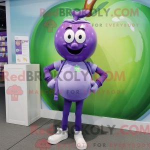 Lavender Apple mascot...