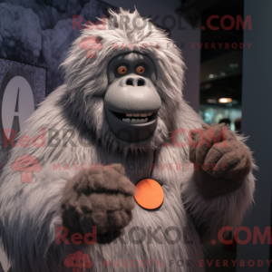 Gray Orangutan mascot...