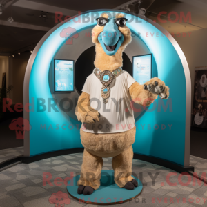 Turquoise Camel mascot...