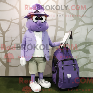 Lavendel Golf Bag maskot...