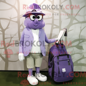 Lavender Golf Bag mascot...