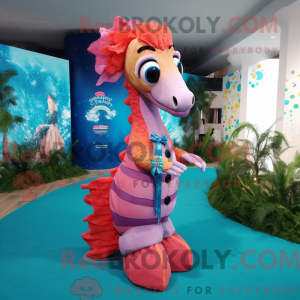 Sea Horse maskot kostume...