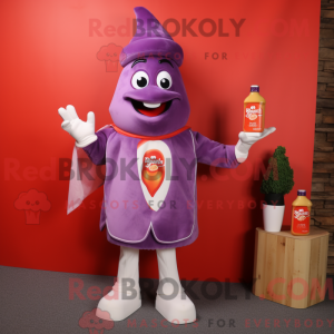 Lavendel flaske med ketchup...