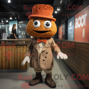 Rust Cod mascot costume...