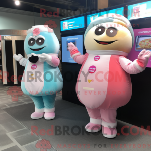 Donut-Maskottchen-Kostümfig...