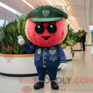 Navy Watermelon mascot...