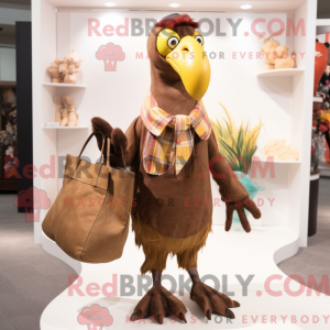 Brown Dodo Bird mascot...