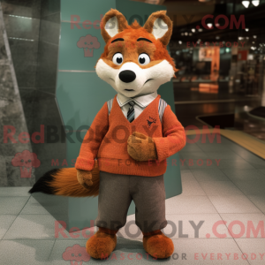 Rust Fox-maskotdraktfigur...