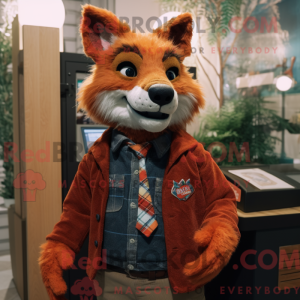Rust Fox Maskottchen Kostüm...