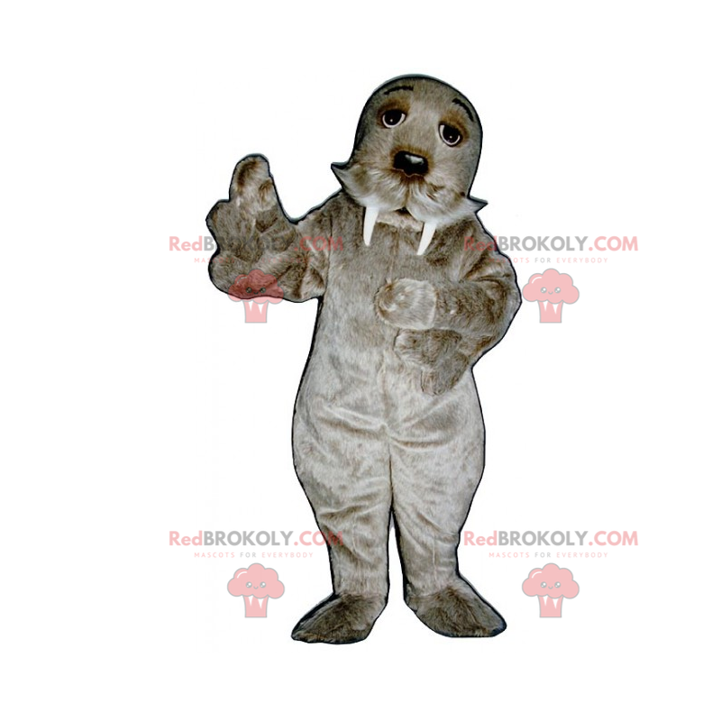 Personaje de disfraz de mascota de foca verde lima vestido con un mono y  cinturones - Disfraces de mascotas -  Tamaño L (175-180 CM)