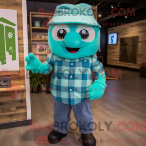 Postava maskota Cyan Candy...