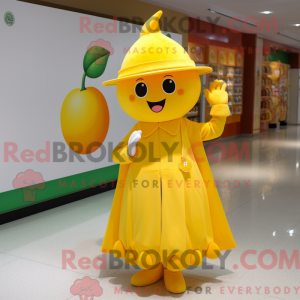 Citrongul Abrikos maskot...