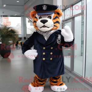 Figura de máscara de tigre...