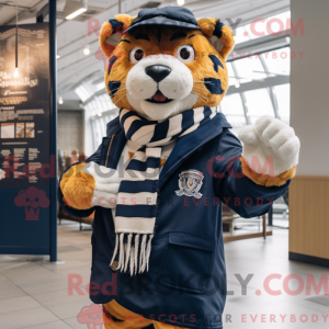 Postava maskota Navy Tiger...