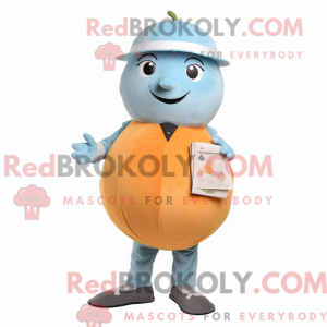 Himmelblå Grapefrugt maskot...