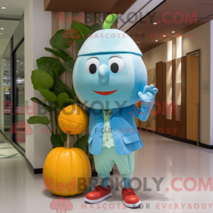 Sky Blue Grapefruit mascot...