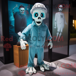 Cyan Graveyard Maskottchen...