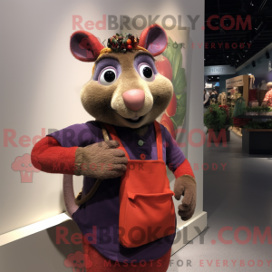 Ratatouille mascot costume...