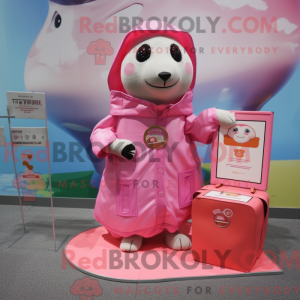 Pink Seal maskot kostume...