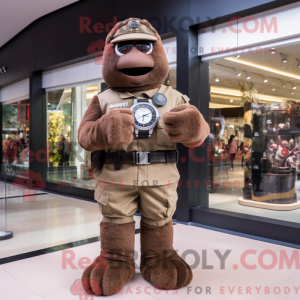 Brown Soldier mascot...