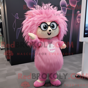 Rosa Piggsvin maskot drakt...