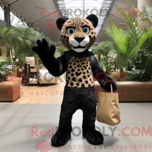 Máscara Black Cheetah com...
