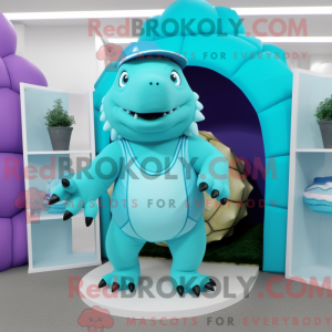 Disfraz de mascota Cyan...