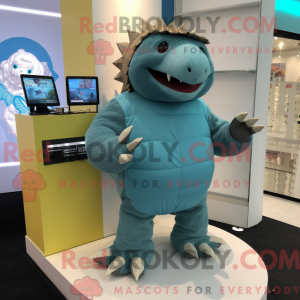 Disfraz de mascota Cyan...