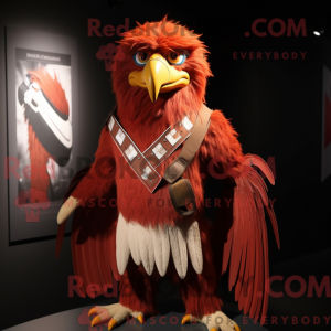 Red Eagle-mascottekostuum...