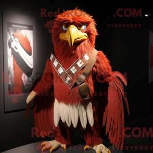 Red Eagle maskotdraktfigur...