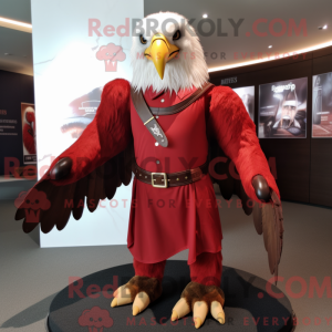 Máscara de águia vermelha...